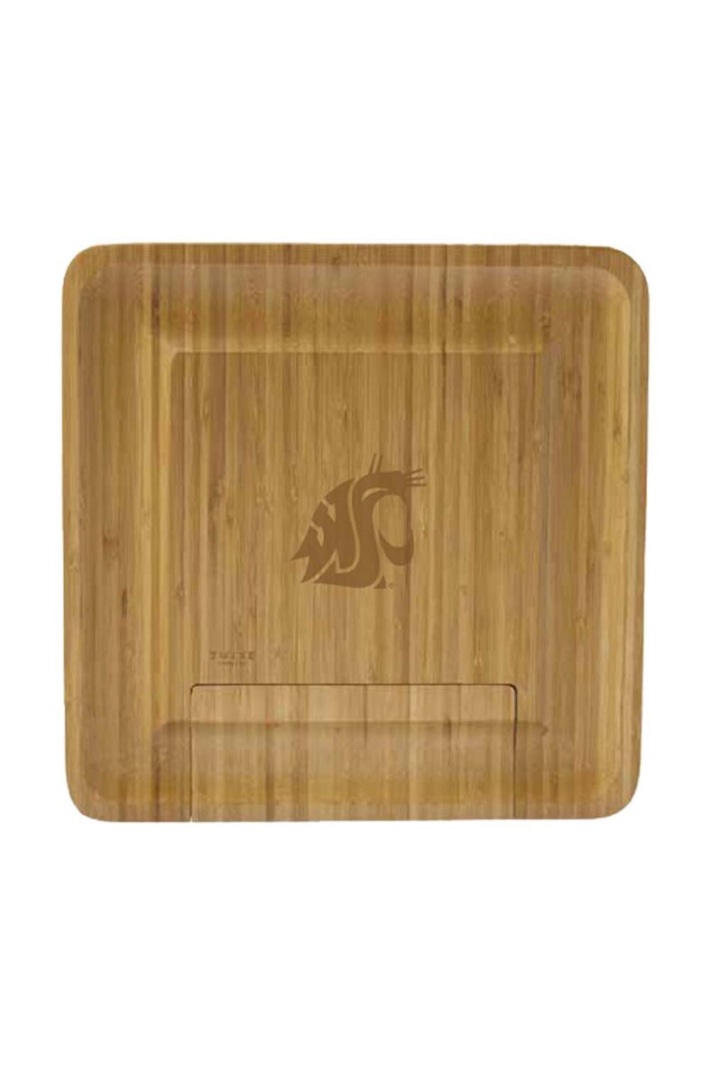 With built in storage and 4 separate cutting tools, this cheese board has everything you need to make a memorable cheese platter or charcuterie board.