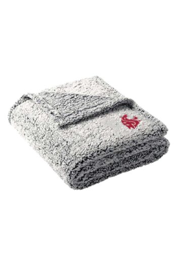 Keep warm all winter long with this Sherpa fleece blanket.