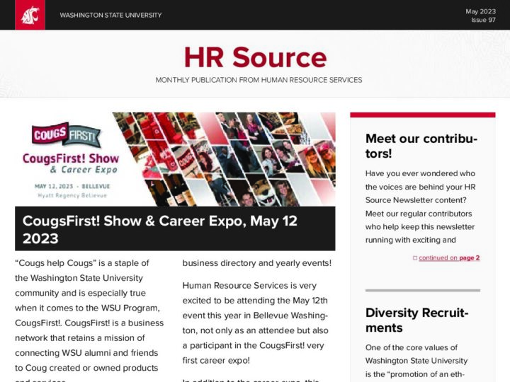 Human Resource Services, Washington State University