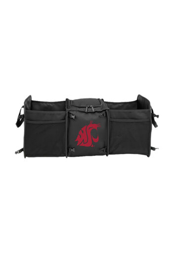 This WSU branded cooler is made of 600 denier polyester and comes with three large compartments to organize, transport or store belongings as well as a removable liner for easy cleaning.